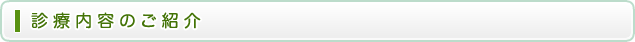 診療内容のご紹介